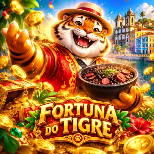 tela do slot Fortune Tiger com o tigre dourado