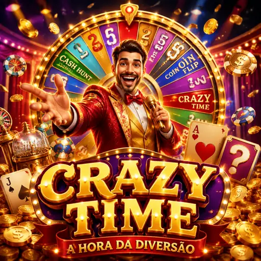 Estúdio em tema disco do Funky Time com a roda gigante iluminada