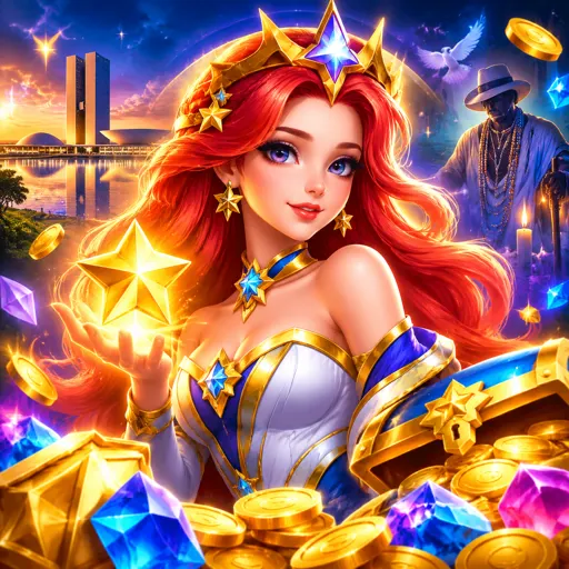 Tela do Starlight Princess 1000 com multiplicadores brilhando